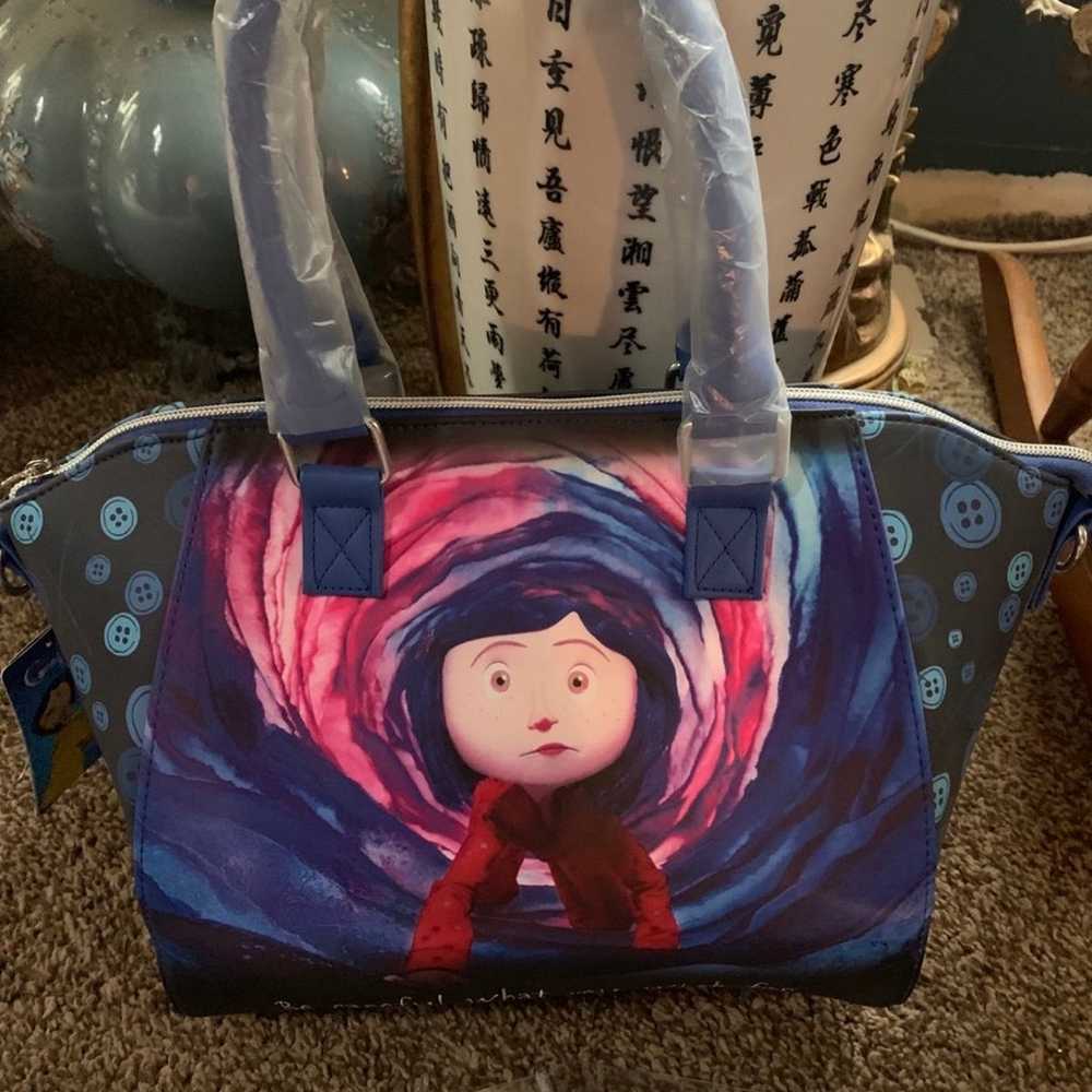 **NEW** Loungefly Coraline Tunnel Satchel w/2 Cor… - image 2