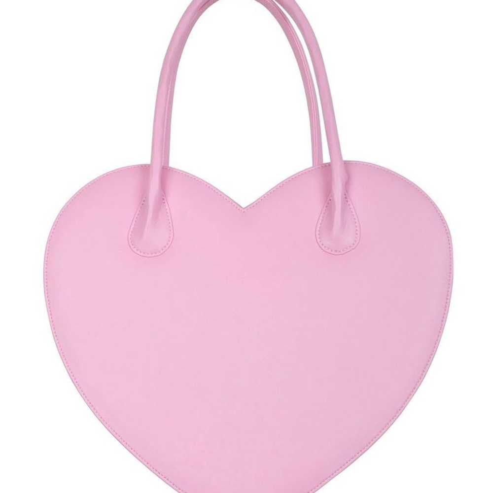 Brand new MILK heart bag in pink - image 1