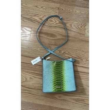 New Brahmin Katie Crossbody Limeade Rivers Bag Bl… - image 1