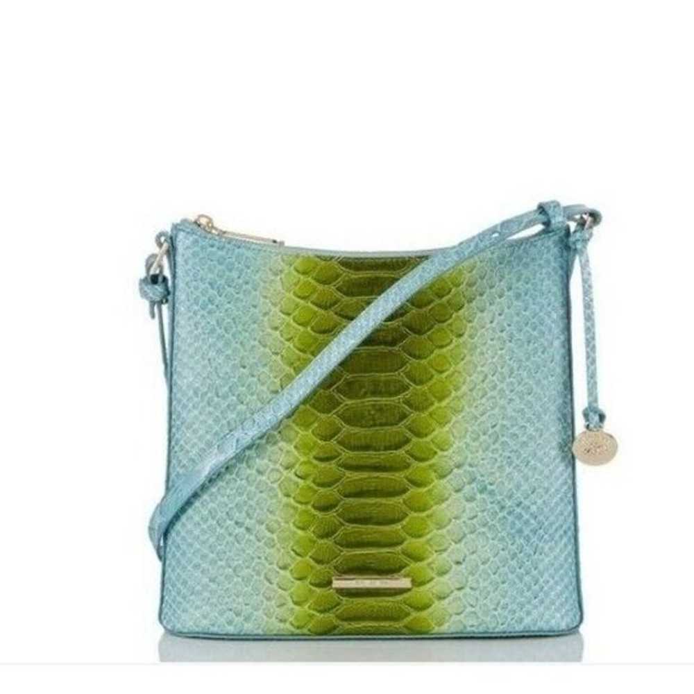 New Brahmin Katie Crossbody Limeade Rivers Bag Bl… - image 2