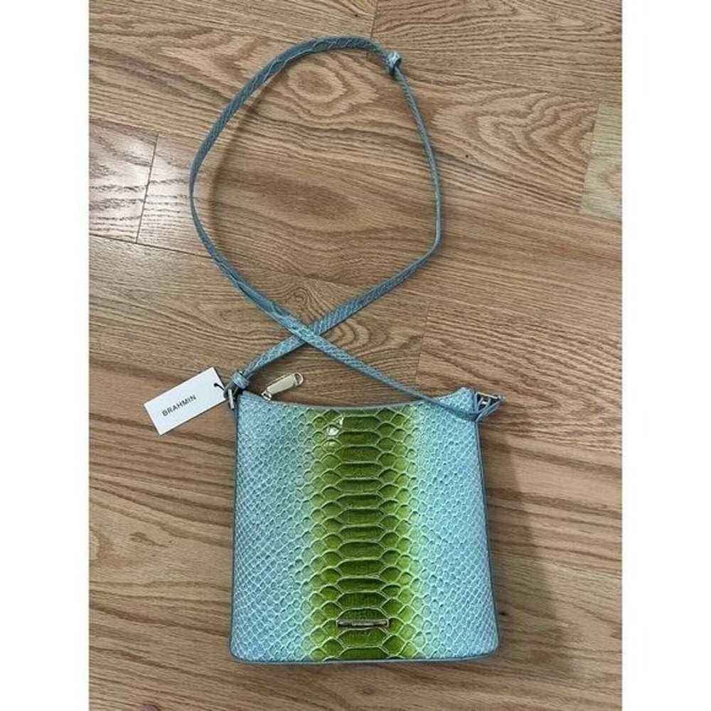 New Brahmin Katie Crossbody Limeade Rivers Bag Bl… - image 4