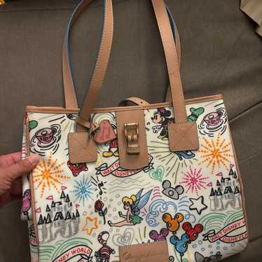 Large Disney Dooney and Bourke Sketch Tote - image 1