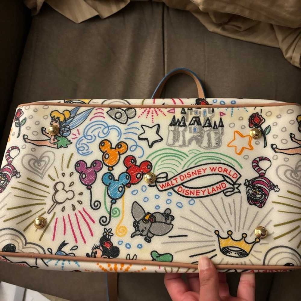 Large Disney Dooney and Bourke Sketch Tote - image 3