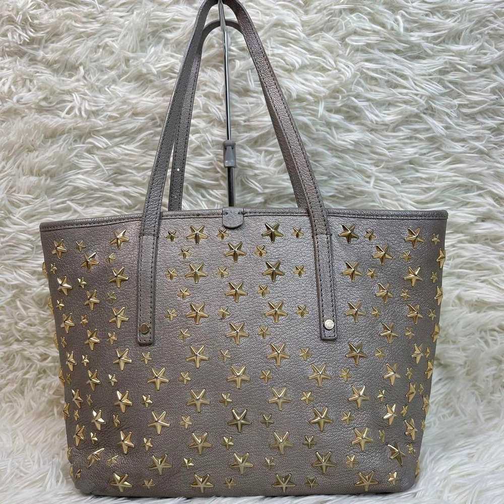 Popular ✨ Jimmy Choo Sasha studded tote bag handb… - image 3