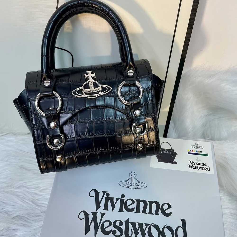 NWT Vivienne Westwood BETTY MINI Croc Handbag - image 2