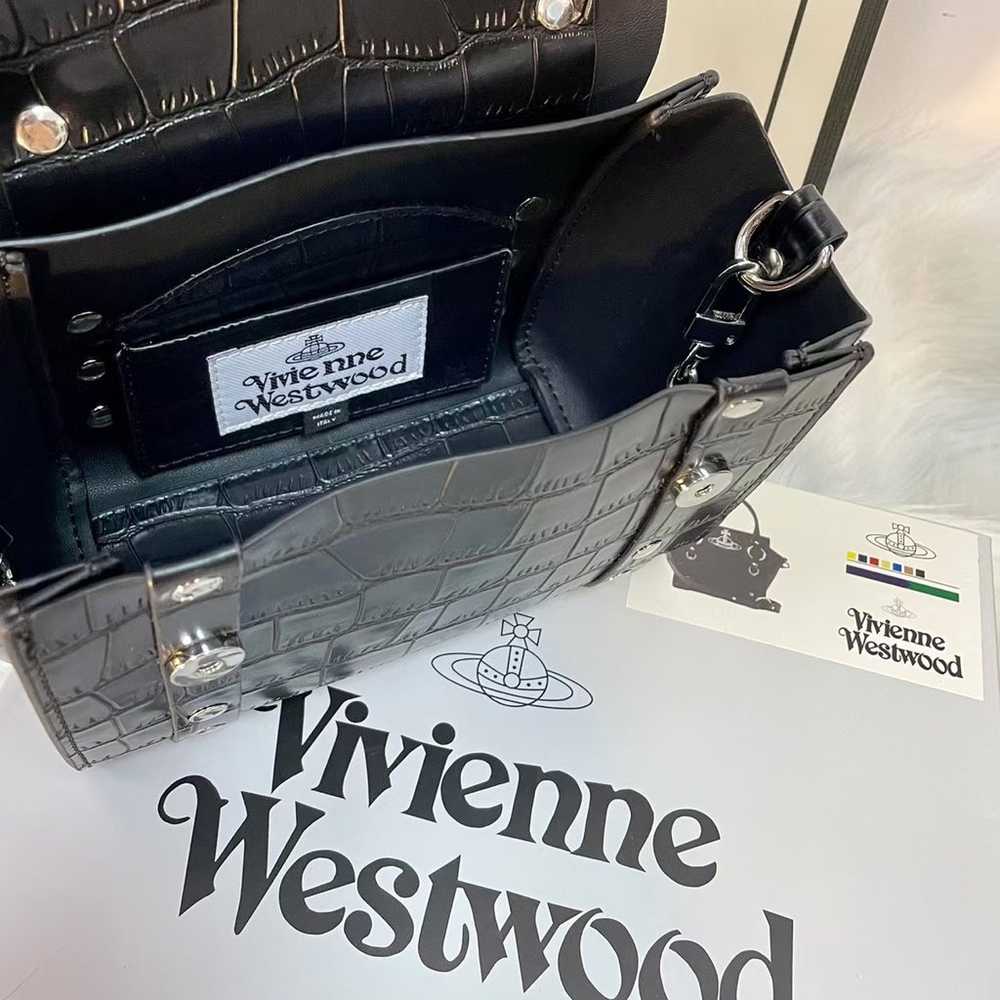 NWT Vivienne Westwood BETTY MINI Croc Handbag - image 5