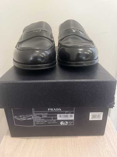 Prada Prada Brushed leather loafers