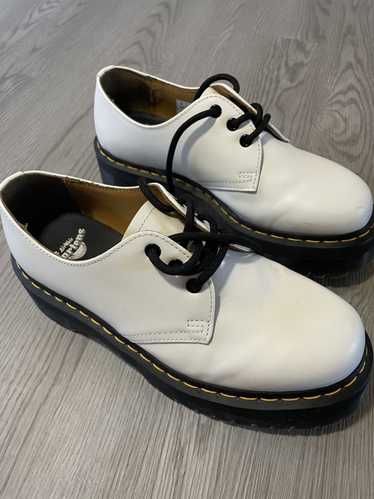 Dr. Martens 1461 Quad Platform Smooth Leather Whit