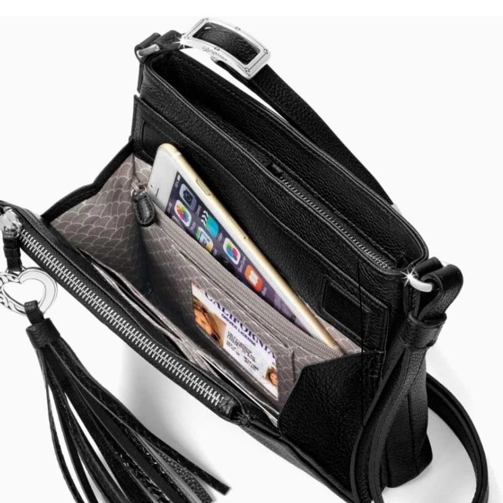 BRIGHTON Handbag Barbados Black City Organizer Ta… - image 11