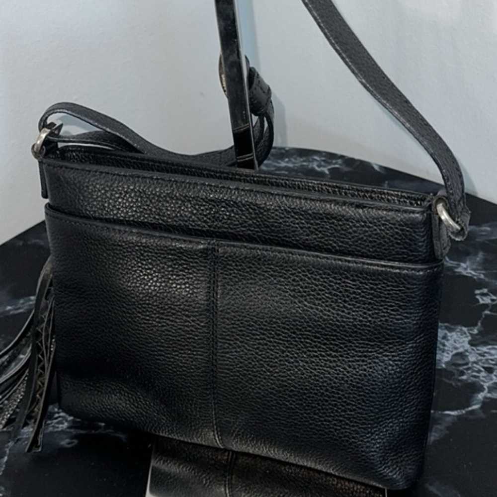 BRIGHTON Handbag Barbados Black City Organizer Ta… - image 7