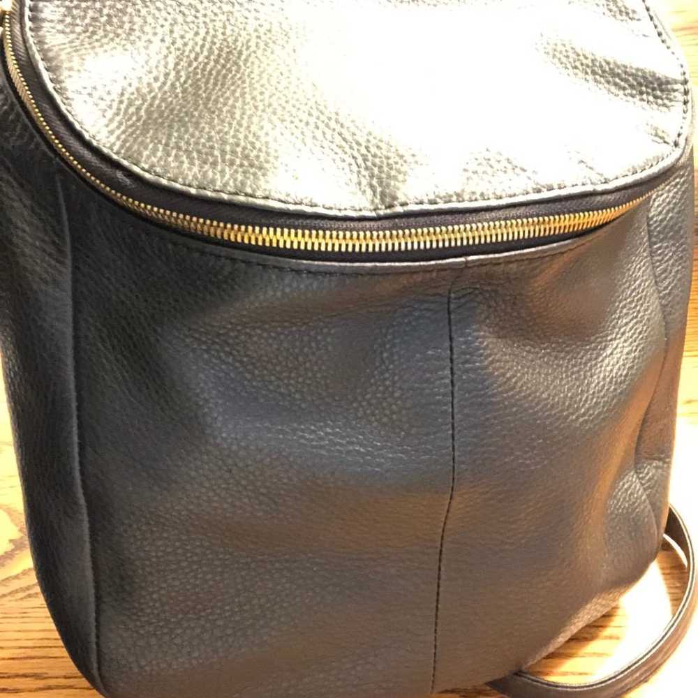 Hobo leather river backpack black NWOT - image 1