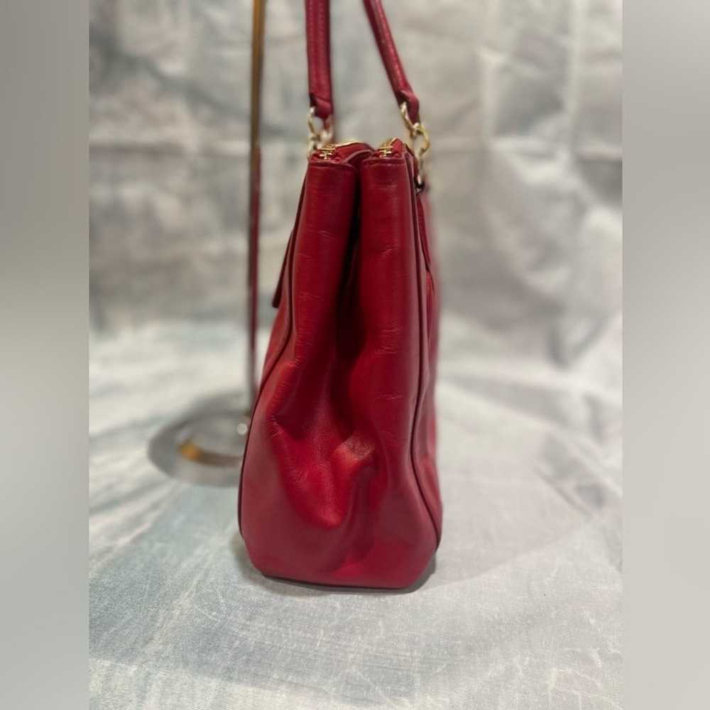 Coach Christie Red Leather Handbag - image 9