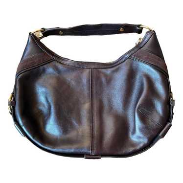 Yves Saint Laurent Mombasa leather handbag - image 1