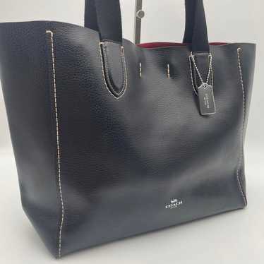 【Unused Class】COACH Tote Shoulder Bag Black 58660