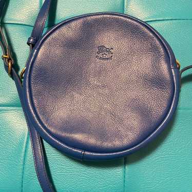 Il Bisonte, round, blue shoulder bag - image 1