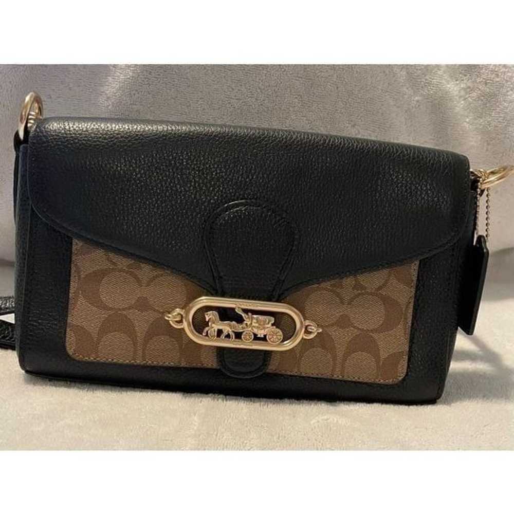 Coach Signature Leather Bag - image 12