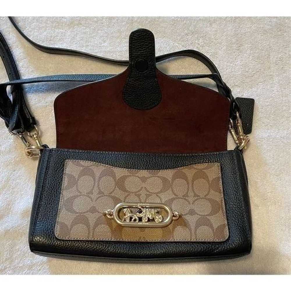 Coach Signature Leather Bag - image 4