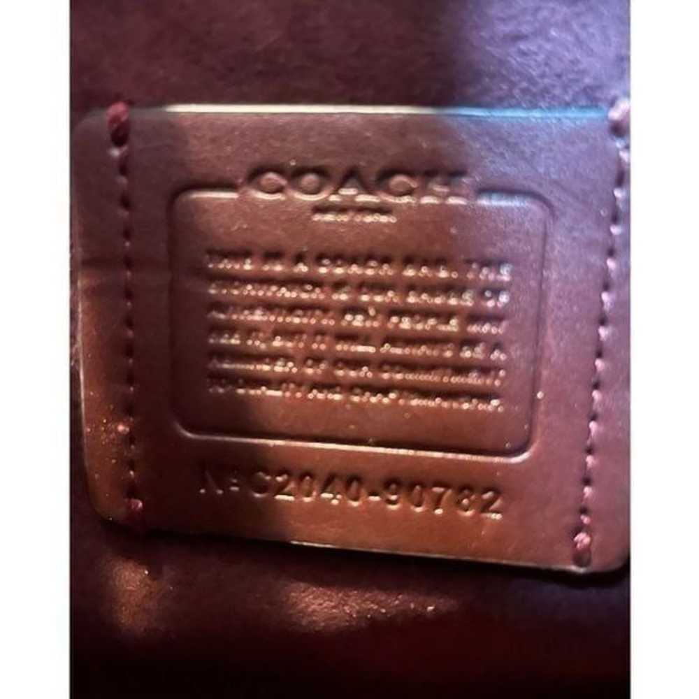 Coach Signature Leather Bag - image 9