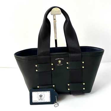 [Unused Tag] ADMJ Handbag Leather Tote with Guara… - image 1