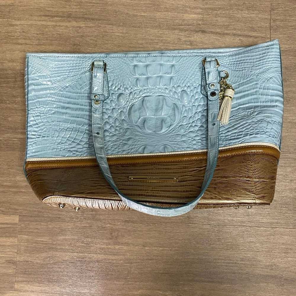 Brahmin Blue Medium Asher Tote in Sky - image 2