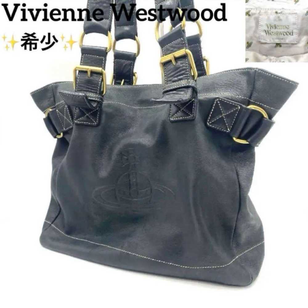 ✨Rare✨ Vivienne Westwood Accord Orb Leather Embos… - image 1