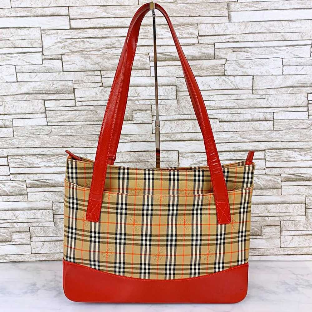 Excellent condition ✨ BURBERRY checkered tote bag… - image 1