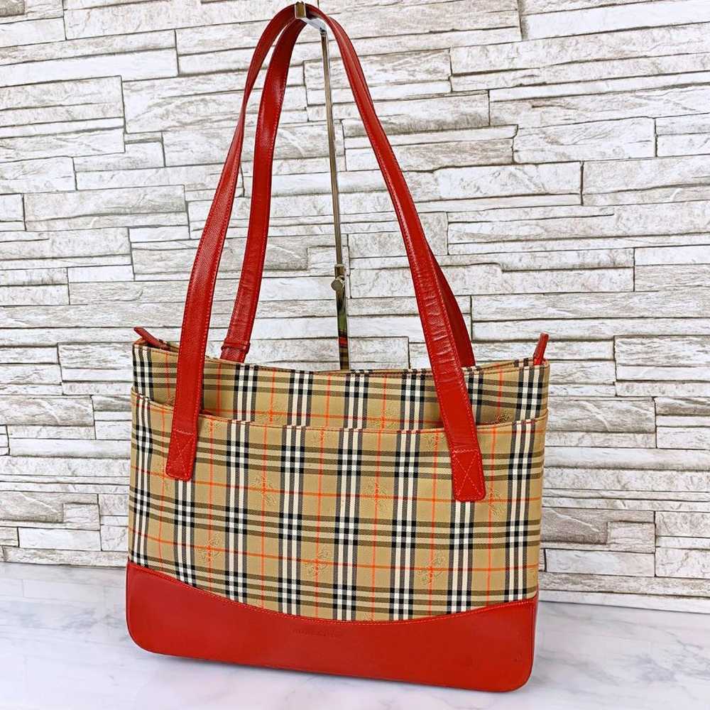 Excellent condition ✨ BURBERRY checkered tote bag… - image 2