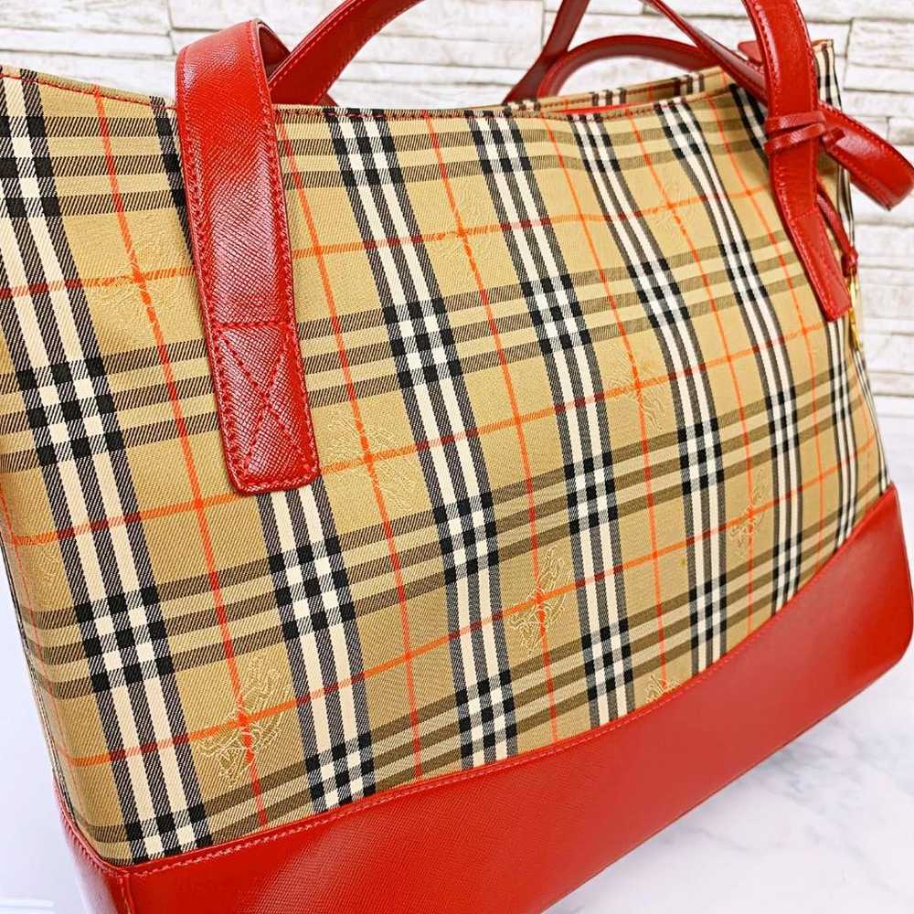 Excellent condition ✨ BURBERRY checkered tote bag… - image 7