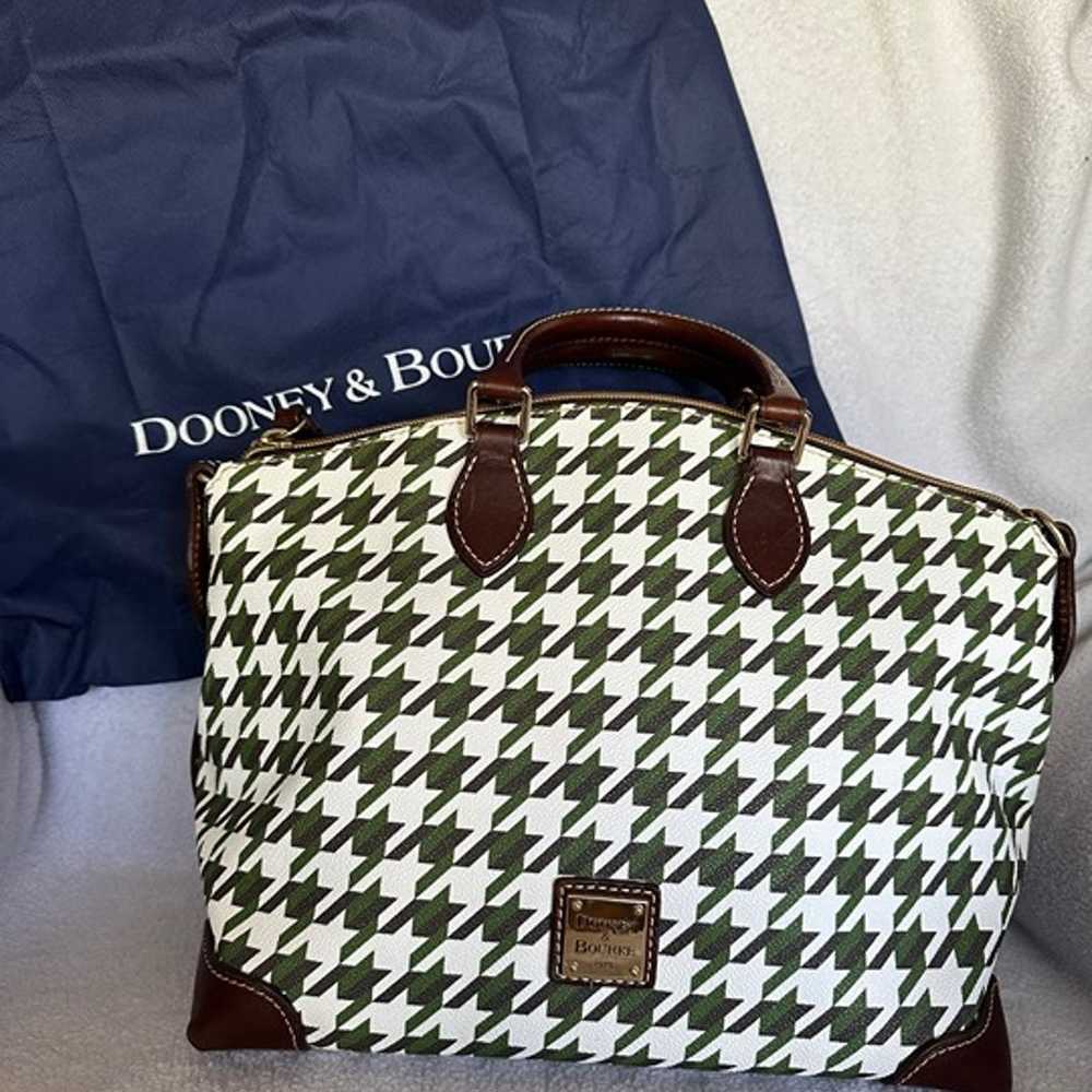 Dooney & Bourke houndstooth career tote - image 1