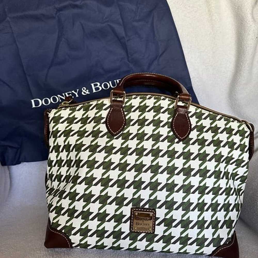 Dooney & Bourke houndstooth career tote - image 1