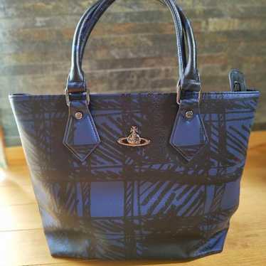 Vivienne Westwood Anglomania Check Pattern Tote Ba