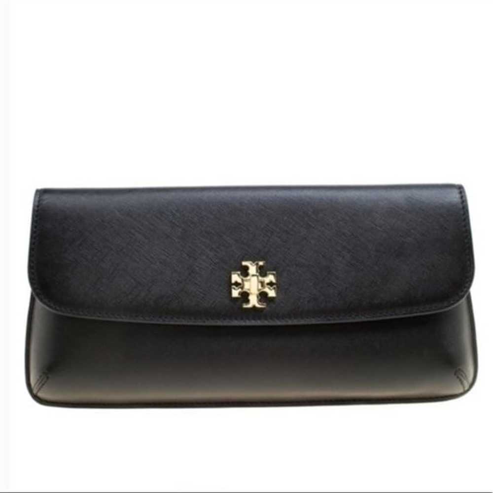 Tory Burch Diana Flap Clutch Bag Black - image 1