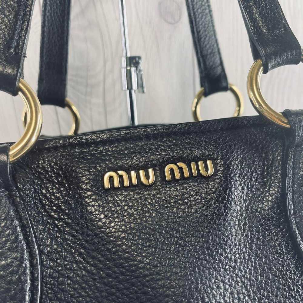 ◆Excellent Condition◆ Miu Miu Handbag Shoulder Ba… - image 11