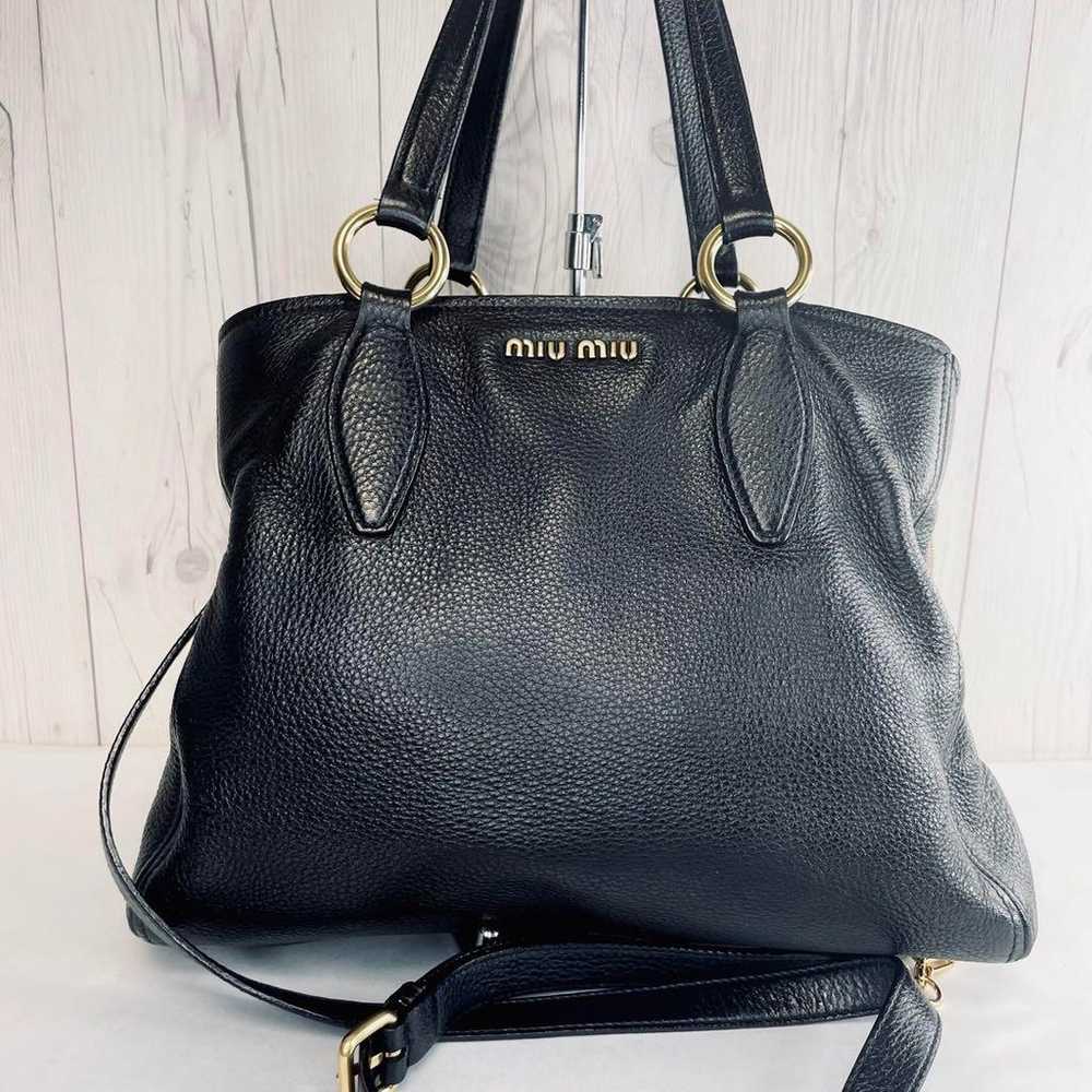 ◆Excellent Condition◆ Miu Miu Handbag Shoulder Ba… - image 12