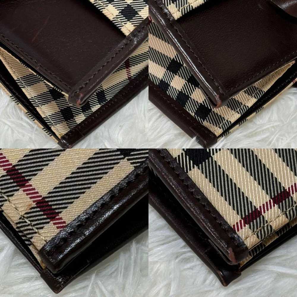 BURBERRY handbag canvas brown BRW check - image 12