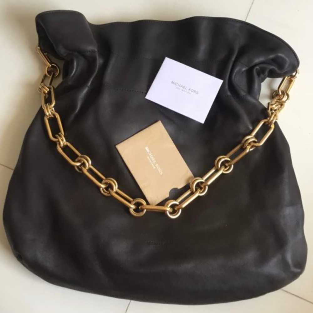 Michael Kors Collection chains Leather  Handbag R… - image 2