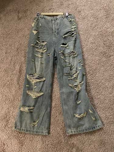 Japanese Brand Distressed denim