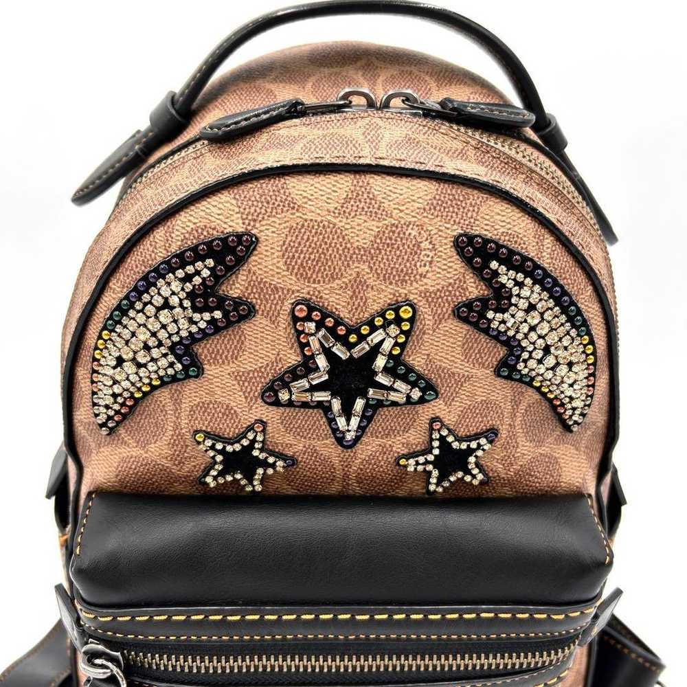 [Close to unused] Coach backpack Rainbow Crystal … - image 6