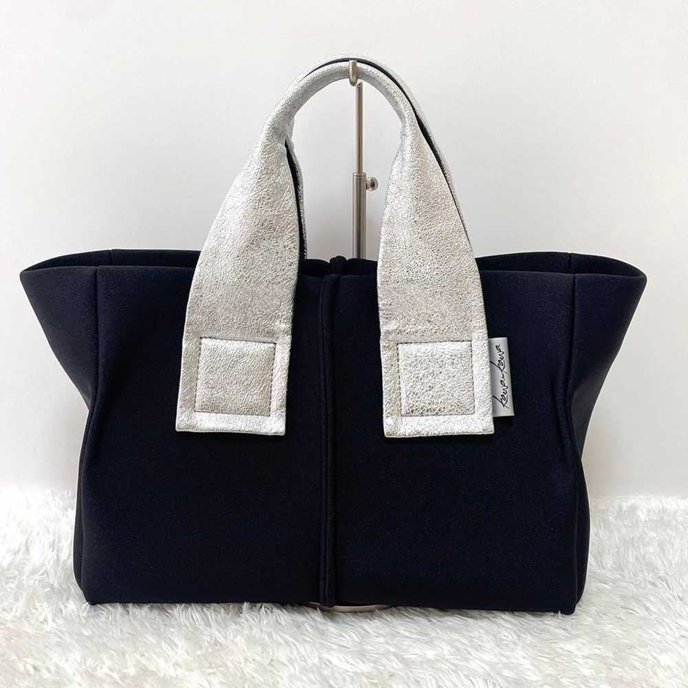 【Fine Quality】kawa-kawa Tote Bag S Size with Silv… - image 1