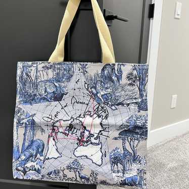 Christian Dior around the world tote