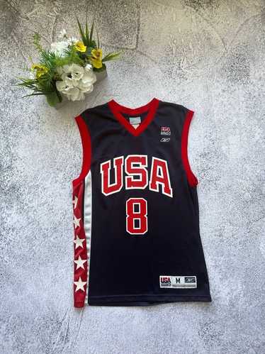 Jersey × Reebok × Vintage USA BASKETBALL TEAM SHI… - image 1