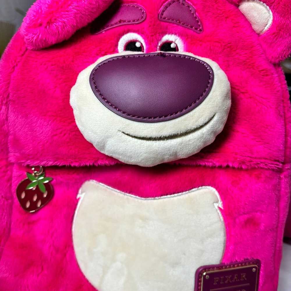 Loungefly Lotso Plush Mini Backpack/Wallet Bundle - image 7