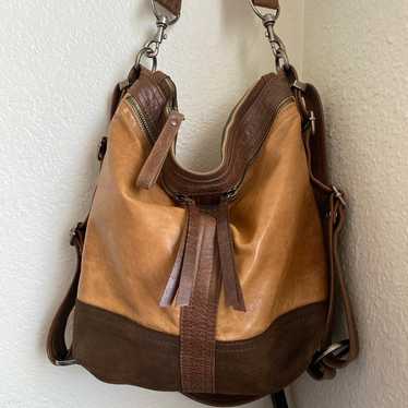 Rough & Tumble Vintage Hoop Hobo double zip size:S - image 1