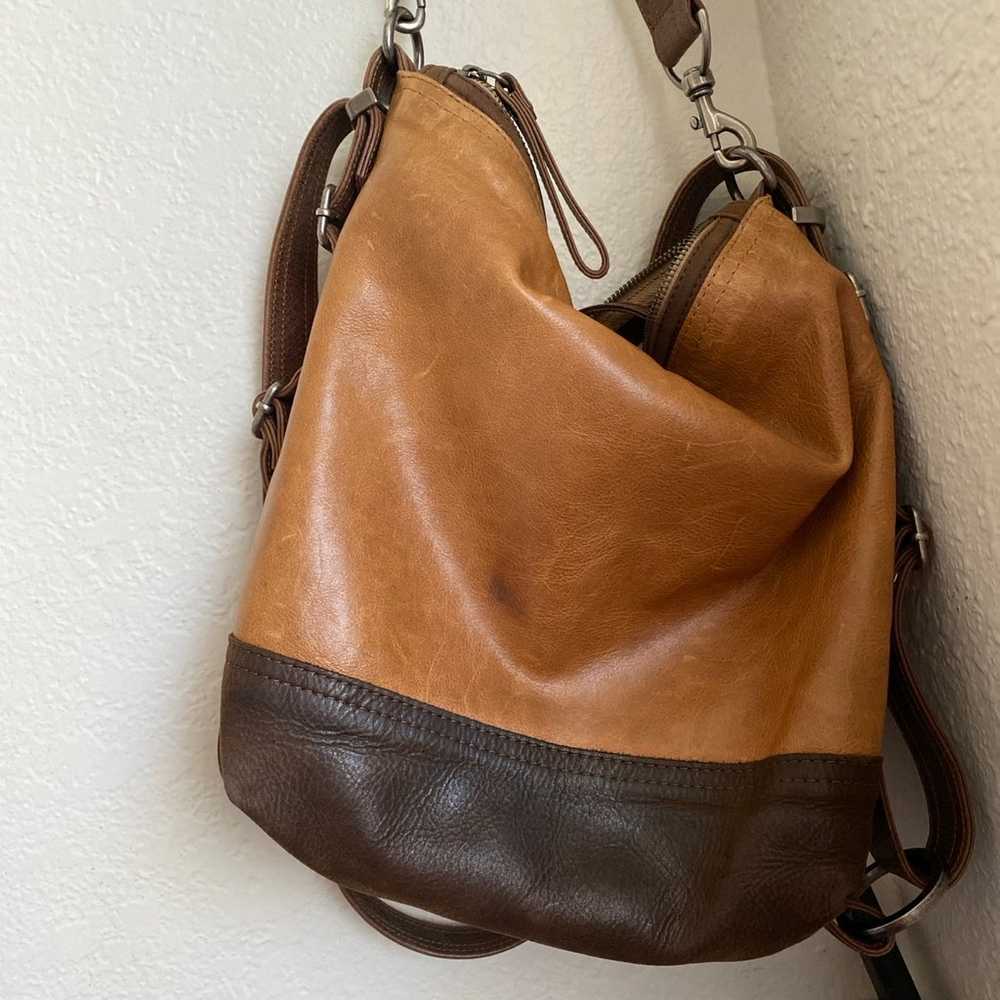 Rough & Tumble Vintage Hoop Hobo double zip size:S - image 5