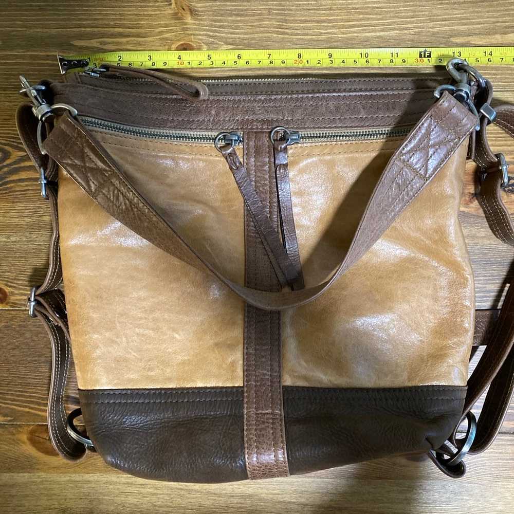 Rough & Tumble Vintage Hoop Hobo double zip size:S - image 8