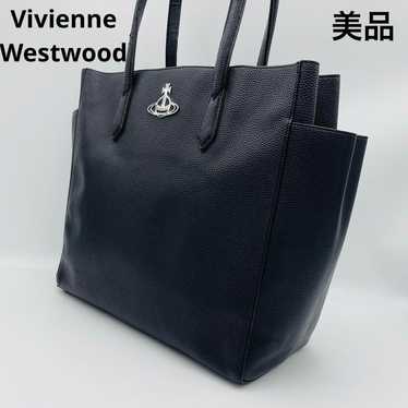 Rare Vivienne Westwood tote bag orb black leather 