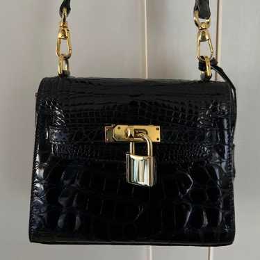 Crocodile pochette, Made in Italy, Meratti - image 1