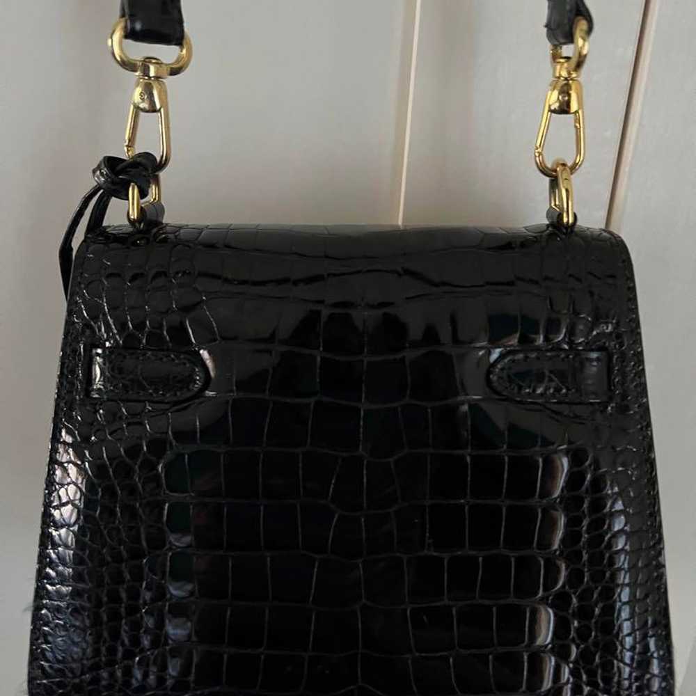 Crocodile pochette, Made in Italy, Meratti - image 6