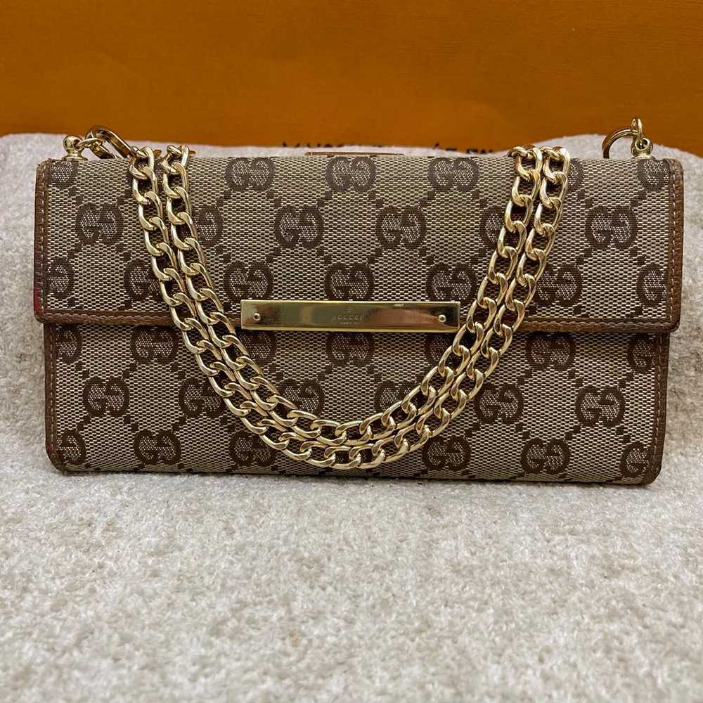 Gucci wallet authentic crossbody - image 1