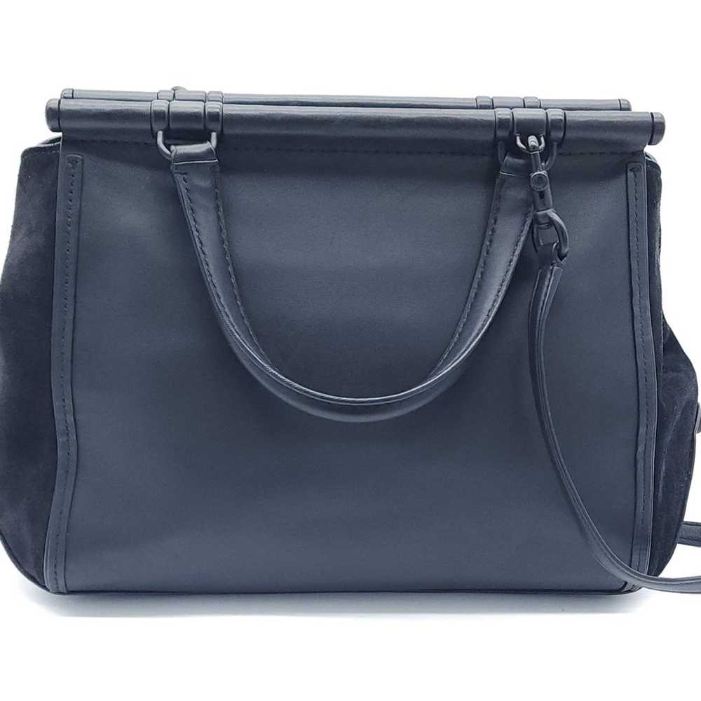 Coach Drifter Black Mixed Leather Carryall Satche… - image 3